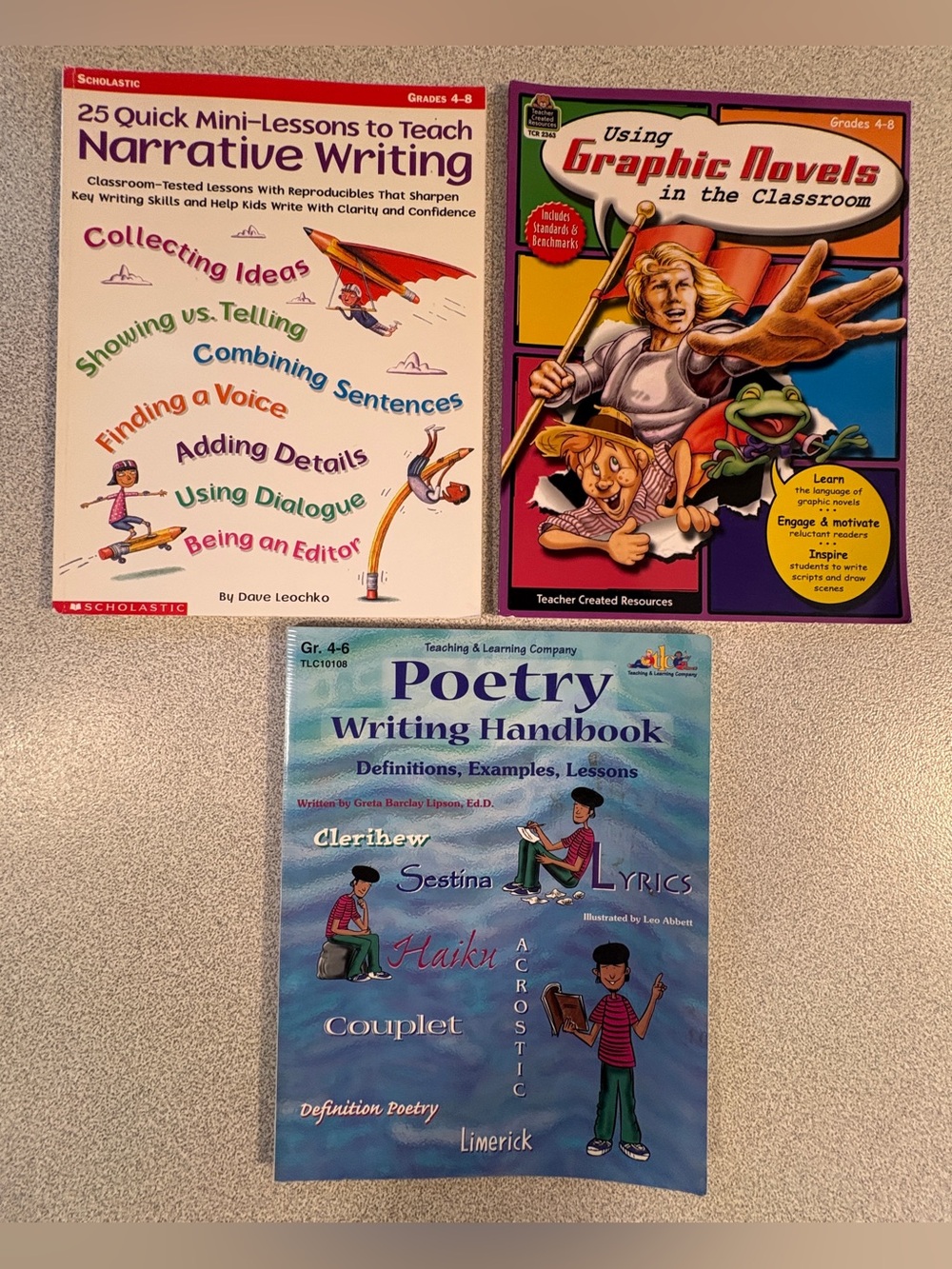 (2/$40) Grades 4-8 teacher Created Resource/Educational Books